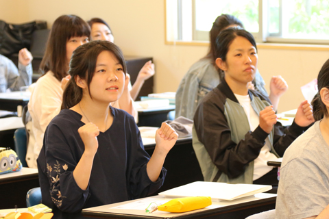 保育に関する科目 授業の様子